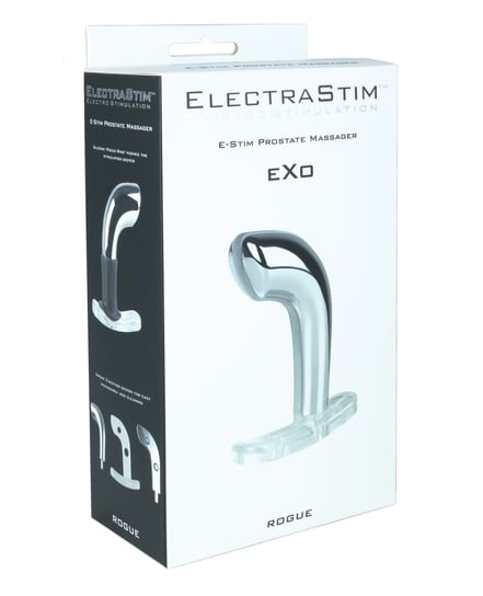 ElectraStim Exo Rogue Prostate Massager – Silver by ElectraStim product image