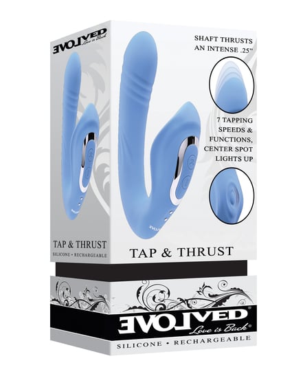 Evolved Tap & Thrust Dual Vibe – Blue by Evolved product image