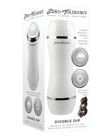 Zero Tolerance Double Dip Stroker – White by Zero Tolerance product image