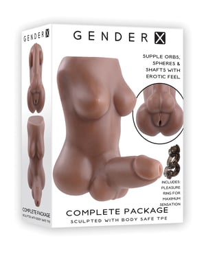 Gender X Complete Package Multi Function Stroker – Dark by Gender X product image