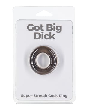 Got Big Dick Single Bumper Ring – Black by Power Bullet product image