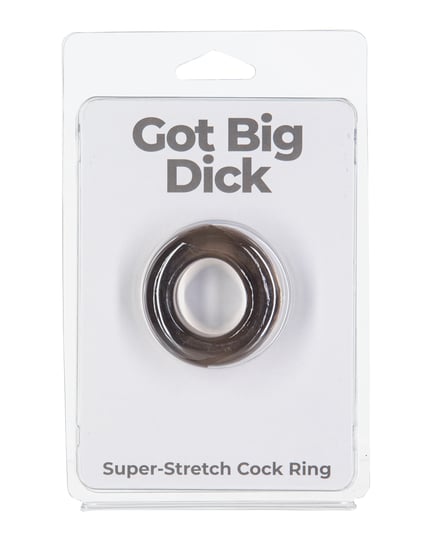 Got Big Dick Single Bumper Ring – Black by Power Bullet product image