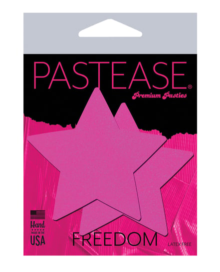 Pastease Basic Star Black Light Reactive – Neon Pink O/S by Pastease product image