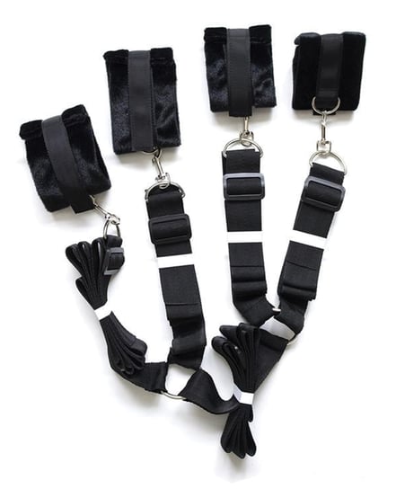 Plesur Fuzzy Bedroom Bondage Kit – Black by Plesur product image