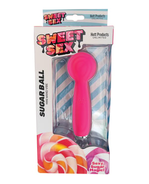 Sweet Sex Sugar Ball Mini Wand Vibe – Magenta by Sweet Sex product image