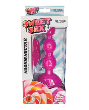 Sweet Sex Nookie Nectar Beads Vibe w/Remote – Magenta by Sweet Sex product image