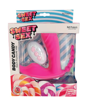 Sweet Sex Body Candy Multi Pleasure Vibe w/Remote – Magenta by Sweet Sex product image