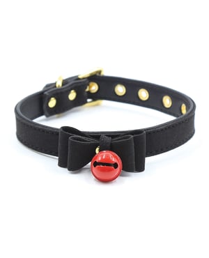 Plesur Cat Bell Bow Tie Collar – Black by Plesur product image