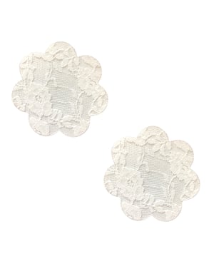 Neva Nude Lace Petal Flower Pasties – White O/S by Neva Nude product image