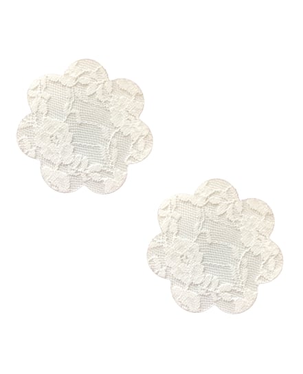 Neva Nude Lace Petal Flower Pasties – White O/S by Neva Nude product image
