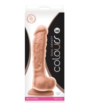 Colours Dual Density 8″ Dildo – White by Colours product image