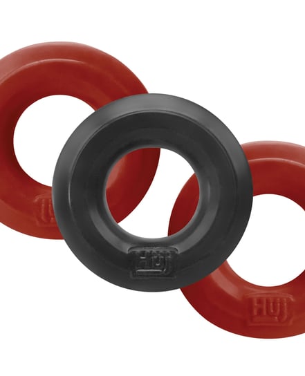 Hunky Junk C-Ring Multi Pack – Cherry/Tar Ice Pack of 3 by Hunky Junk product image