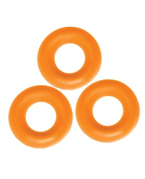 Oxballs Fat Willy 3 Pack Jumbo Cock Rings – Orange by Oxballs product image