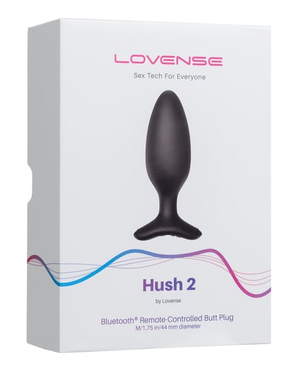 Lovense Hush 2 1.75″ Butt Plug – Black by Lovense product image