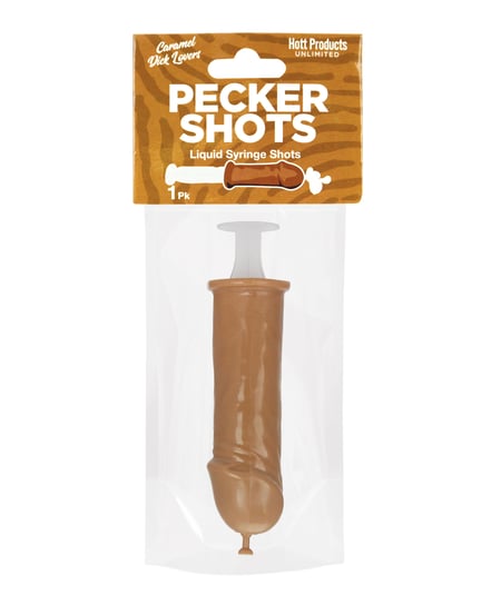 Pecker Shot Syringe – Brown by Hott Products product image
