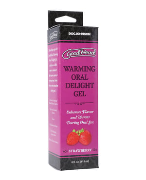 GoodHead Warming Oral Delight Gel – 4 oz Strawberry by GoodHead product image