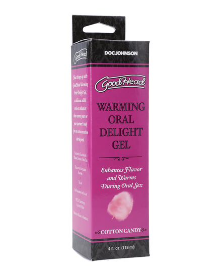 GoodHead Warming Oral Delight Gel – 4 oz Cotton Candy by GoodHead product image