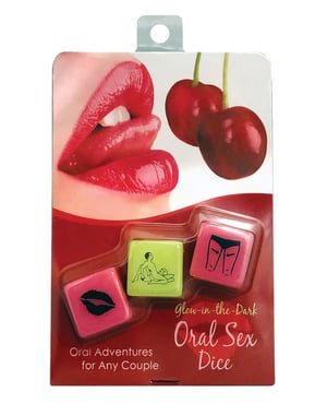 Oral Sex Glow in the Dark Dice Game by Kheper product image
