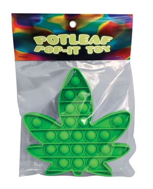 Pot Leaf Pop It Fidget Toy – Green by Kheper product image