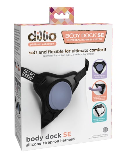 Dillio Platinum Body Dock SE Strap On Harness – Black by Dillio product image