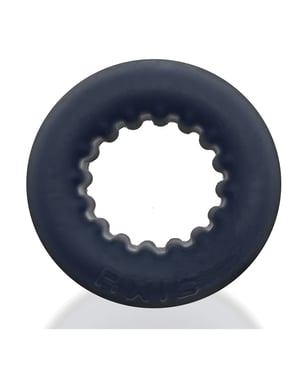 Oxballs Axis Rib Griphold Cockring – Black Ice by Oxballs product image