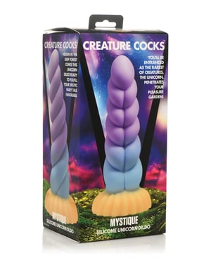 Creature Cocks Unicorn Silicone Dildo – Multi Color by Creature Cocks product image