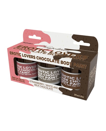 Erotic Chocolate Body Paints – Asst. Flavors by Hott Products product image