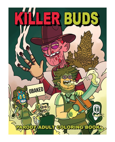 Wood Rocket Killer Buds Adult Coloring Book by Wood Rocket product image