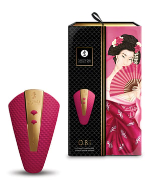 Shunga Obi Intimate Massager – Raspberry by Shunga product image