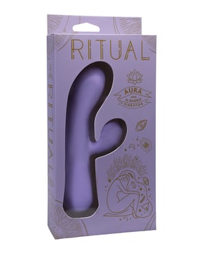 RITUAL Aura Rechargeable Silicone Rabbit Vibe – Lilac by RITUAL product image