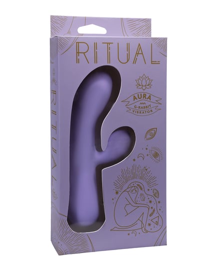 RITUAL Aura Rechargeable Silicone Rabbit Vibe – Lilac by RITUAL product image