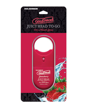GoodHead Juicy Head Dry Mouth Spray To Go – .30 oz Strawberry by GoodHead product image
