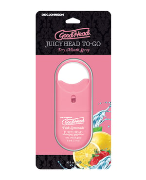 GoodHead Juicy Head Dry Mouth Spray To Go – .30 oz Pink Lemonade by GoodHead product image