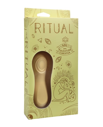 RITUAL Sol Rechargeable Silicone Pulsating Vibe – Yellow by RITUAL product image