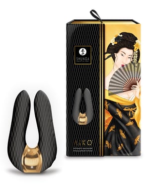 Shunga Aiko Intimate Massager – Black by Shunga product image