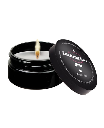 Kama Sutra Mini Massage Candle – 2 oz I F*cking Love You by Kama Sutra product image