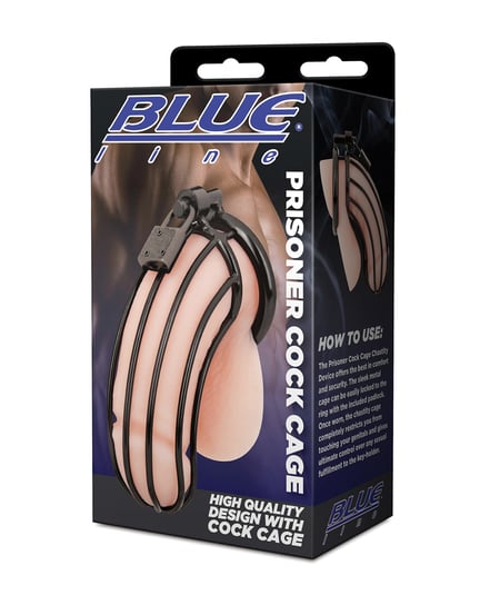 Blue Line Prisoner Cock Cage – Black by Blue Line product image
