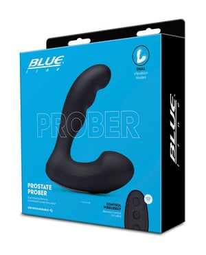 Blue Line Vibrating Prostate Prober w/Remote – Black by Blue Line product image