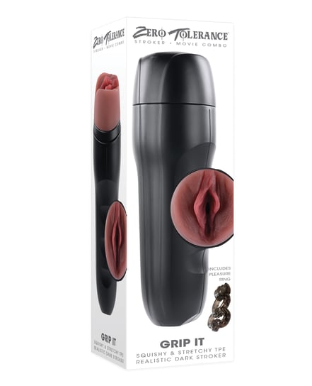 Zero Tolerance Grip It Vaginal Stroker – Dark by Zero Tolerance product image