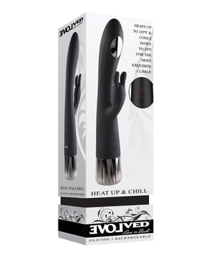 Evolved Heat Up & Chill G-Spot Rabbit – Black by Evolved product image