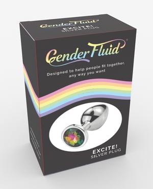 Gender Fluid Excite! Plug – Silver by Gender Fluid product image