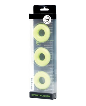 Sport Fucker Chubby Cockring Pack of 3 – Glow by Sport Fucker product image