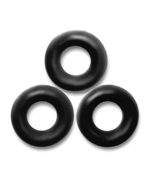 Oxballs Fat Willy 3 Pack Jumbo Cock Rings – Black by Oxballs product image