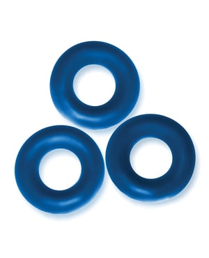 Oxballs Fat Willy 3 Pack Jumbo Cock Rings – Space Blue by Oxballs product image