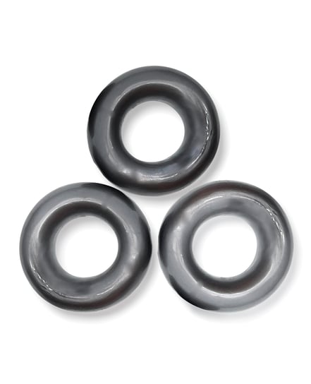 Oxballs Fat Willy 3 Pack Jumbo Cock Rings – Steel by Oxballs product image
