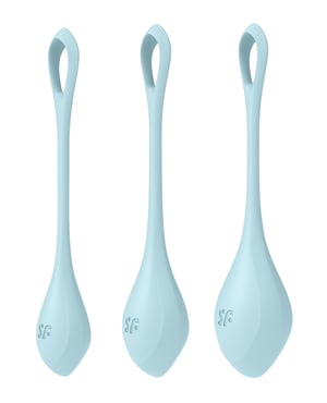 Satisfyer Yoni Power 2 Balls Training Set – Light Blue by Satisfyer product image