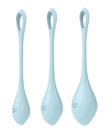 Satisfyer Yoni Power 2 Balls Training Set – Light Blue by Satisfyer product image