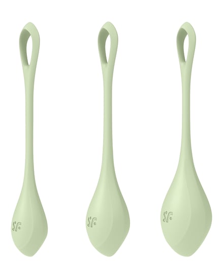 Satisfyer Yoni Power 2 Balls Training Set – Light Green by Satisfyer product image