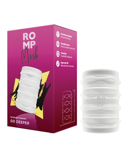 ROMP Mosh BJ Stroker – Clear by ROMP product image