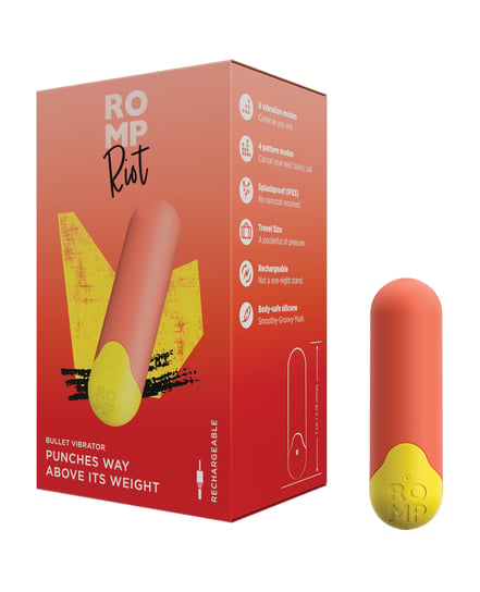 ROMP Riot Bullet Vibrator – Orange by ROMP product image